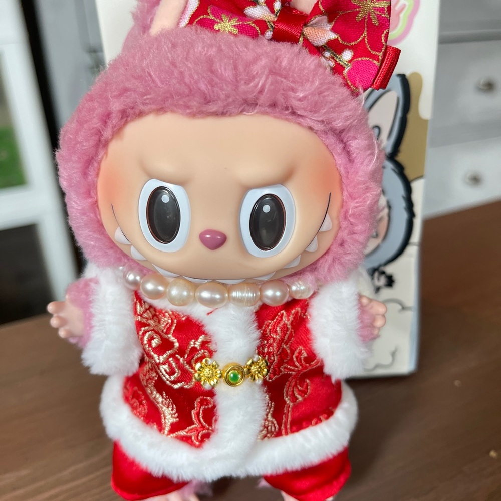 Authentic Pop Mart Exciting Macaron 
'The Monsters' Labubu Lychee Berry